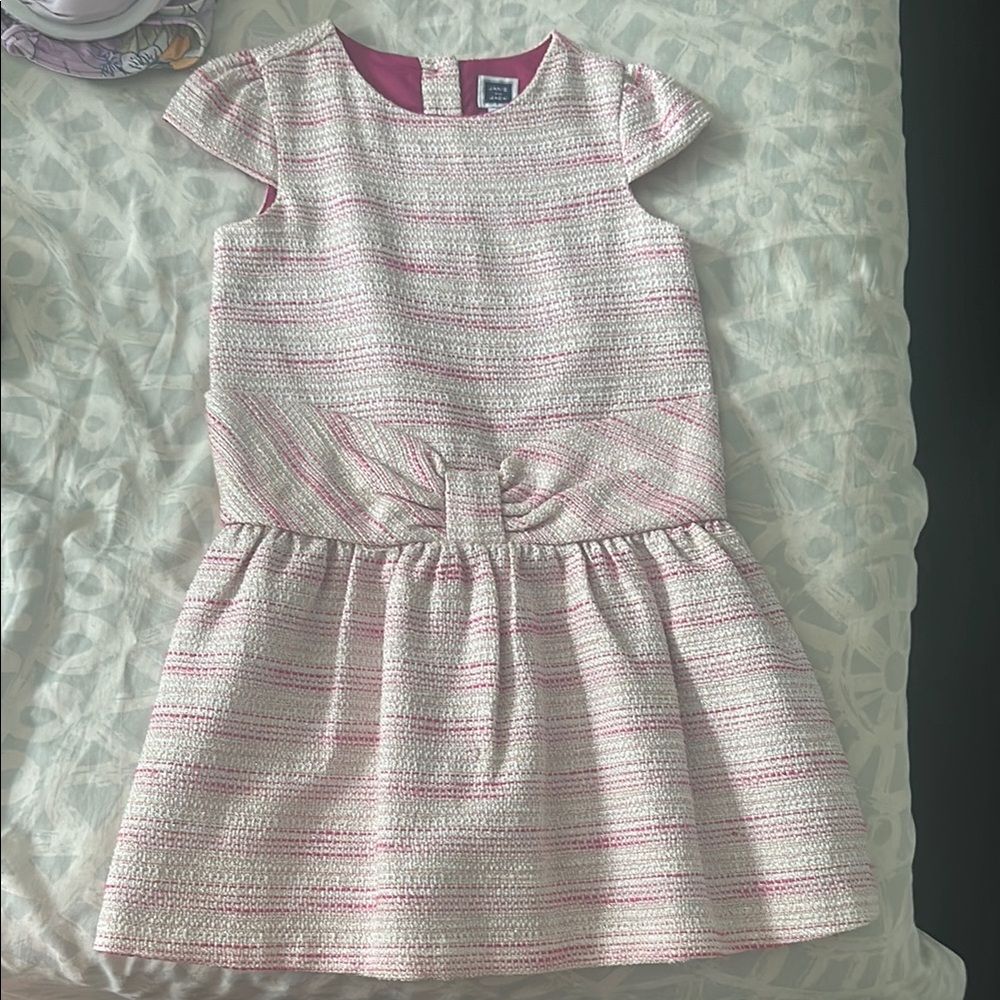 Janie and Jack Pink and White Formal Dress
